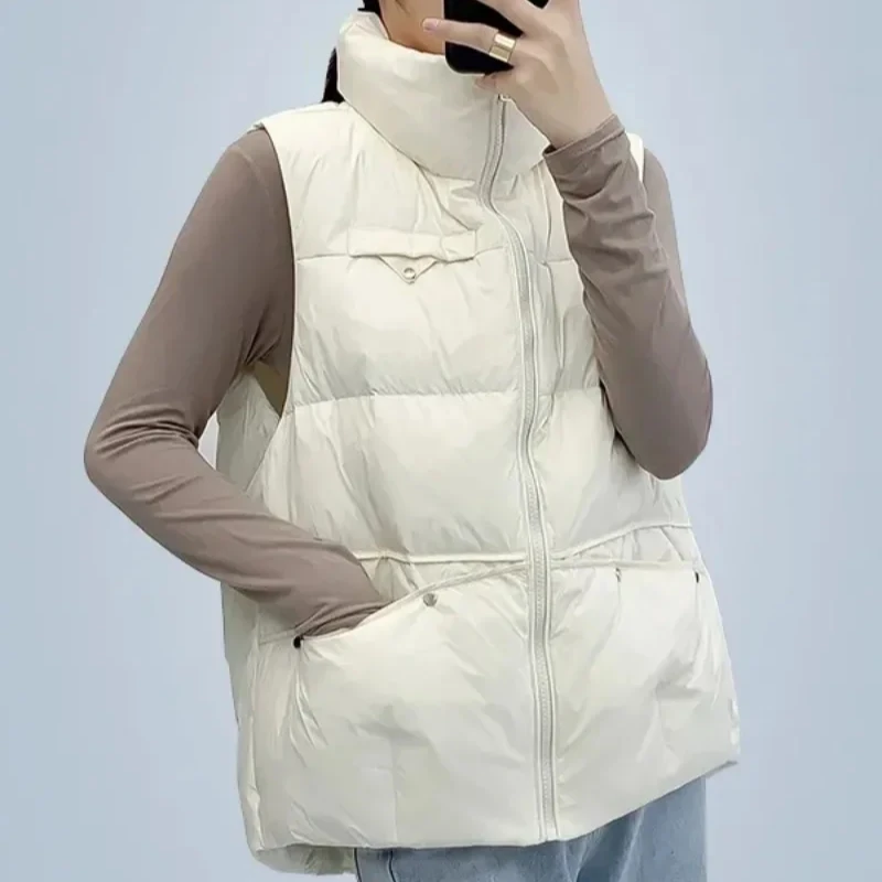 Winter Clothing On Sale - Luźna wyściełana bawełniana kamizelka kobieta ciepłe