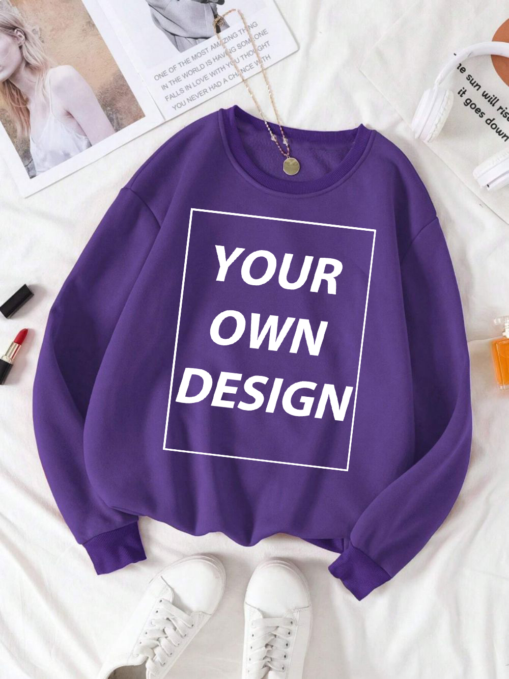 Winter Clothing On Sale - Wiosenna Wyprzedaż Personalizowane Nadruki Indywidualne Luźne