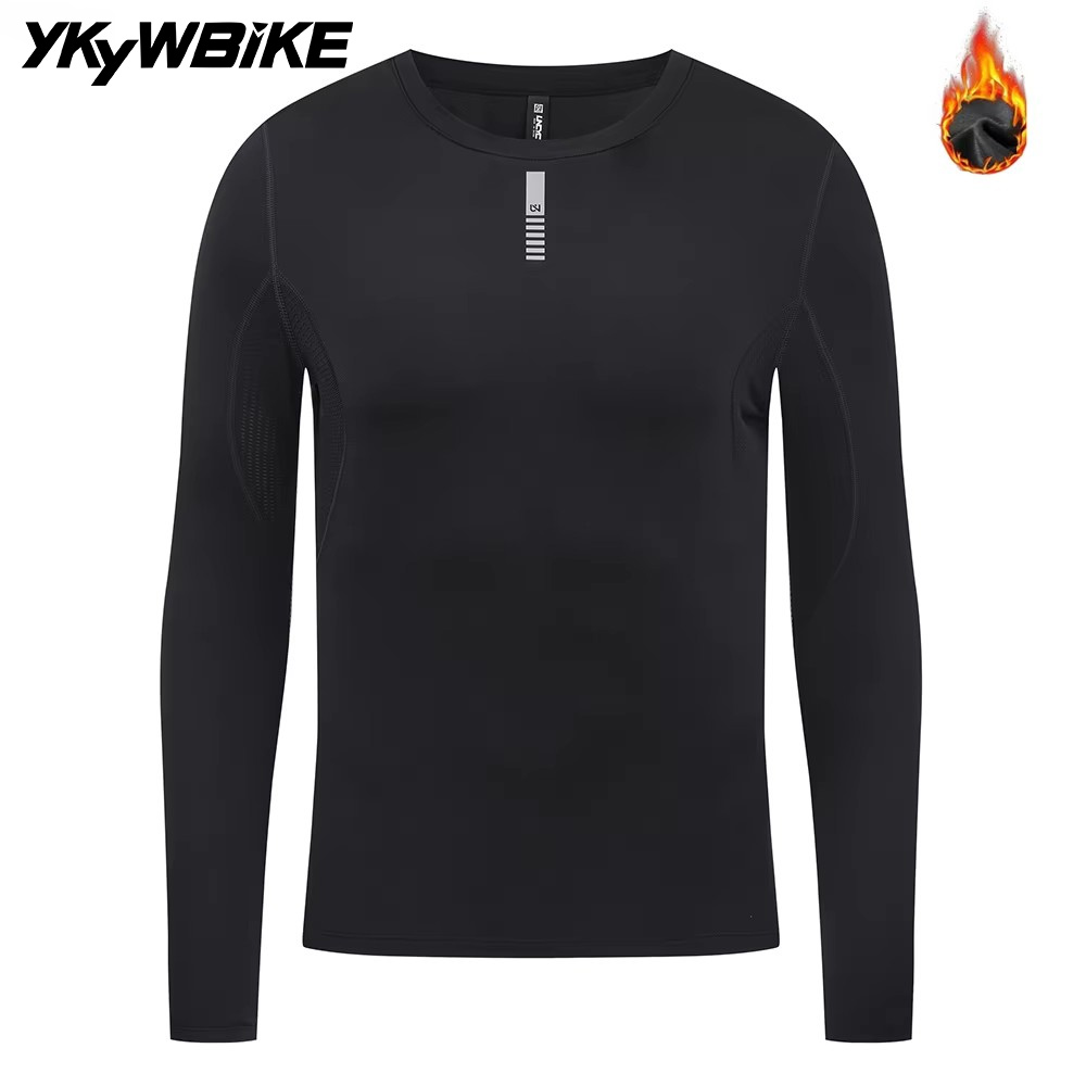 Thermal Base Layer - YKYWBIKE Męska Bielizna Termiczna Rowerowa Zimowa