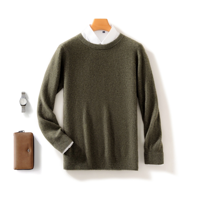Męski sweter basic z wełny mer – Winter Clothing Colors recenzja i cena