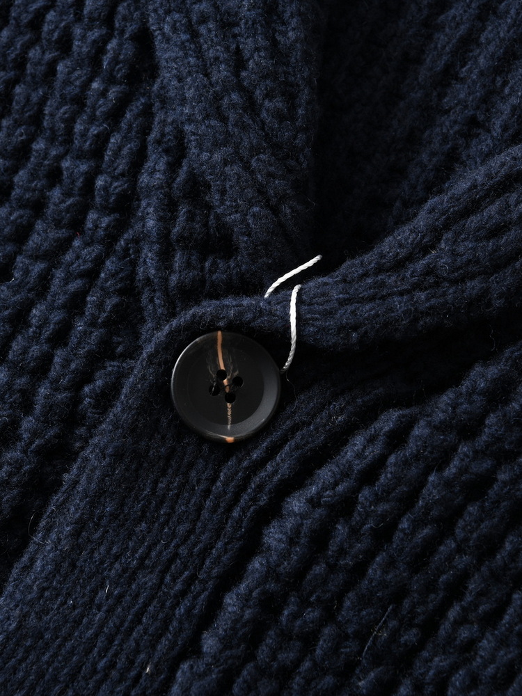 Męski sweter z grubej dzianiny – Wool Blend Coat recenzja i cena