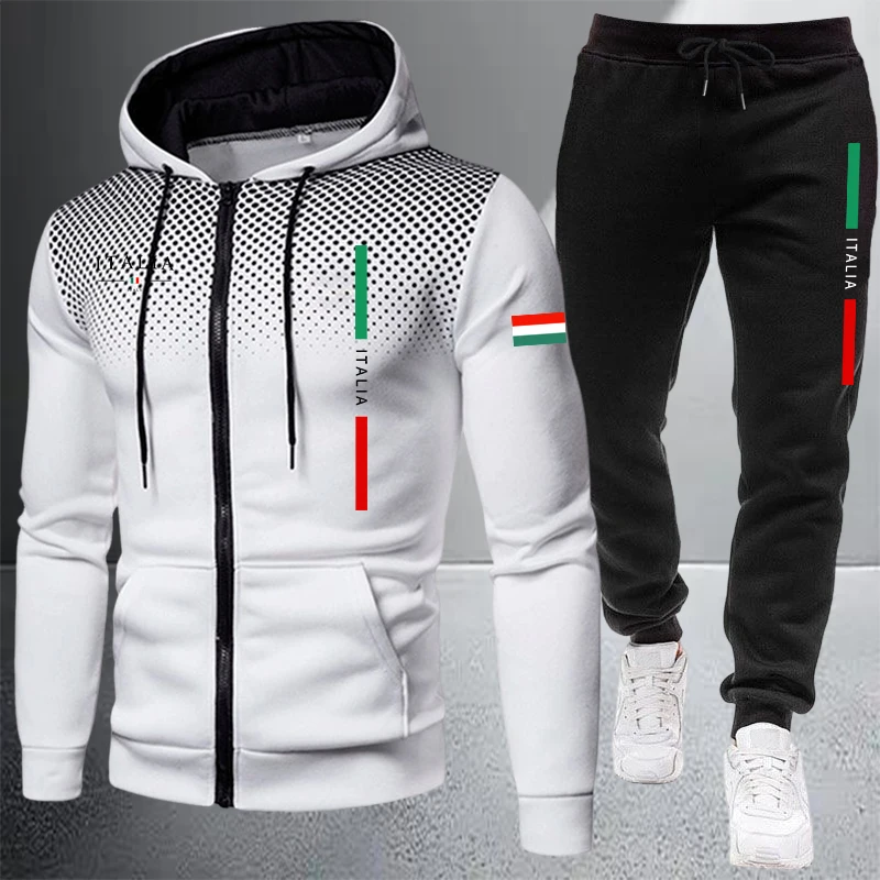 Męski dres sportowy z kapturem – Winter Clothing Clearance Sale recenzja i cena