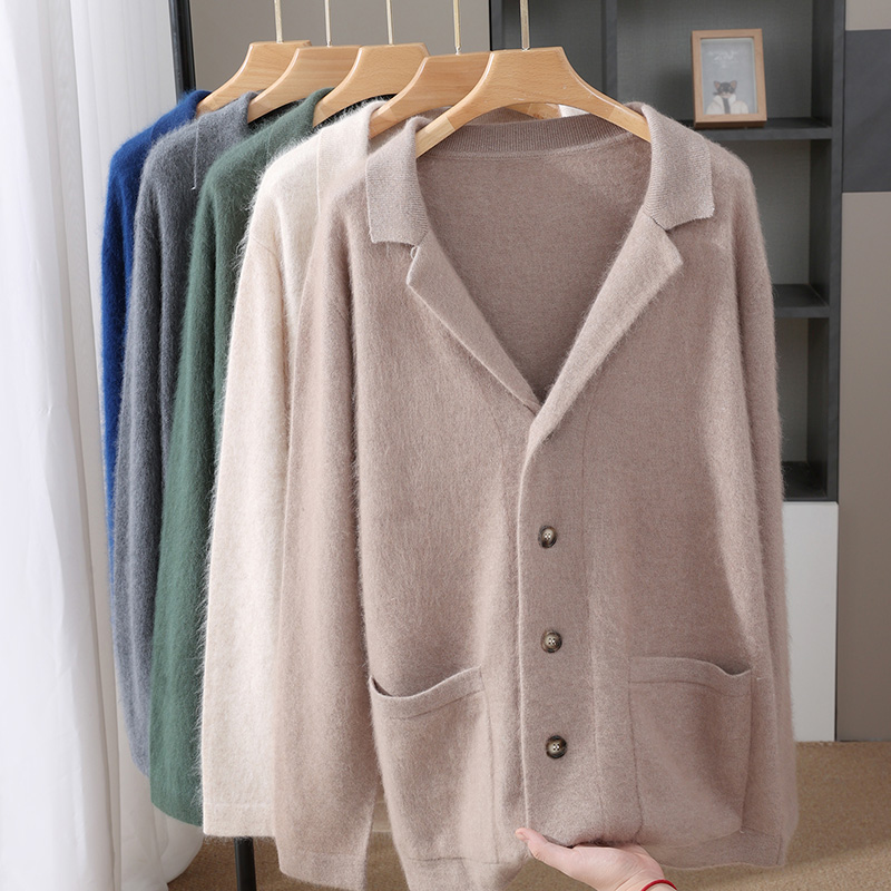 Nowy kardigan męski z wełny no – Wool Blend Coat recenzja i cena