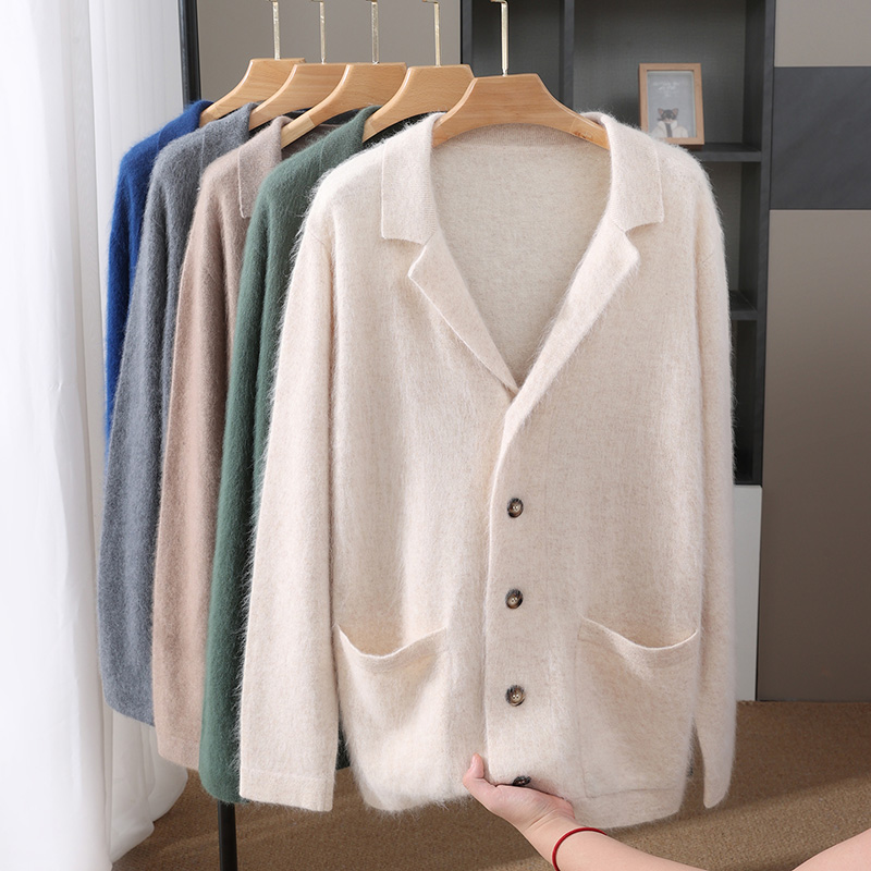 Nowy kardigan męski z wełny no – Wool Blend Coat recenzja i cena
