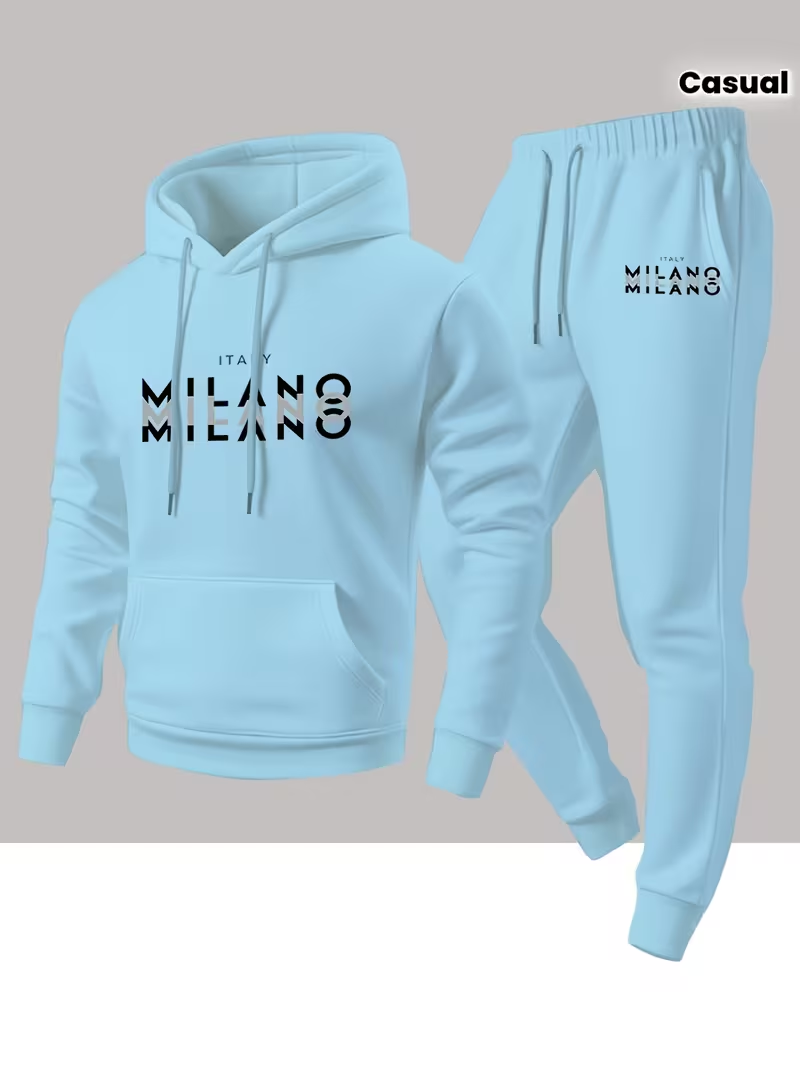 Męski modny zestaw z nadrukiem – Winter Clothing recenzja i cena