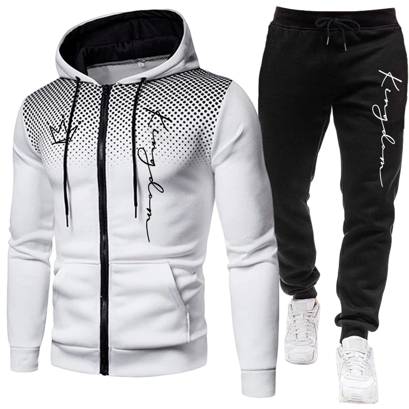 Męski dres z kurtką, casualowy – Winter Clothing Clearance Sale recenzja i cena