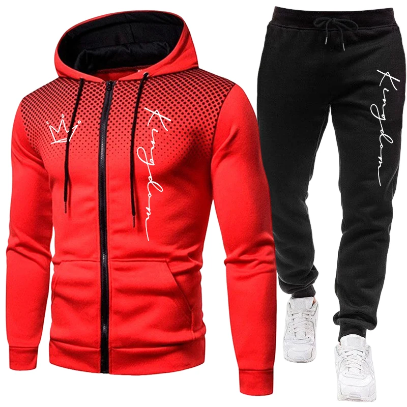 Męski dres z kurtką, casualowy – Winter Clothing Clearance Sale recenzja i cena