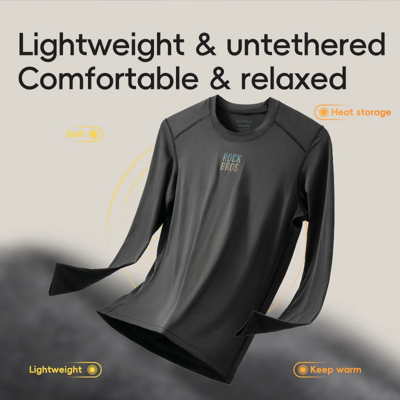 ROCKBROS Zimowe ciepłe warstwy – Thermal Base Layer recenzja i cena