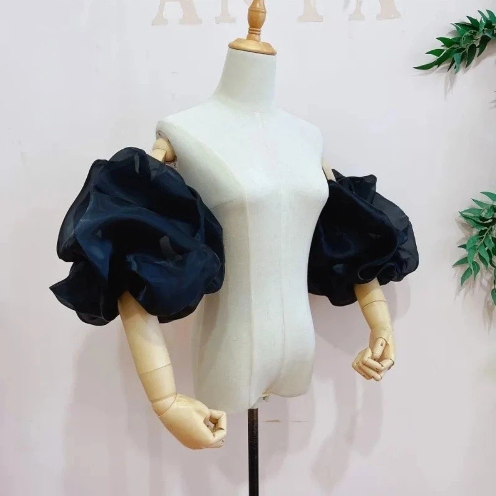 Stylowe, bufiaste rękawy ślubn – Winter Clothing Clearance Sale recenzja i cena