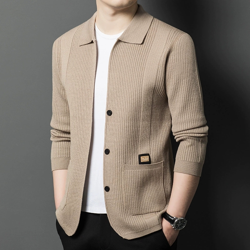 Wysokiej jakości męskie kardig – Wool Blend Coat recenzja i cena