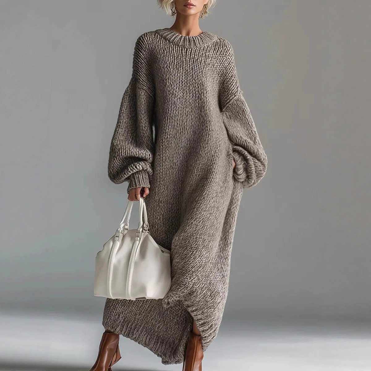 Sukienka swetrowa oversize z b – Winter Clothing H&M recenzja i cena