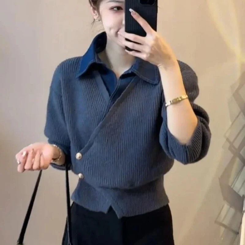 Women's Polo Shirts Knitted Ba – Winter Clothing On Sale recenzja i cena