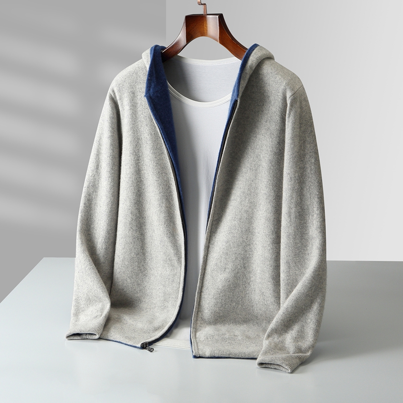 Nowe męskie dwustronne kurtki  – Wool Blend Coat recenzja i cena