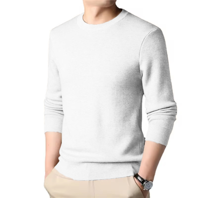 Męski sweter z dzianiny w jedn – Wool Blend Coat recenzja i cena