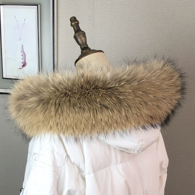 Kołnierz z prawdziwego futra d – Winter Clothing Clearance Sale recenzja i cena