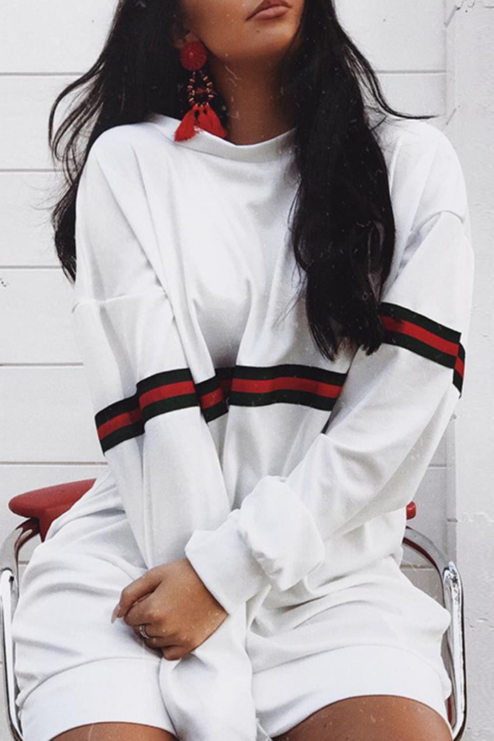 Damska, oversize'owa długa suk – Winter Clothing H&M recenzja i cena