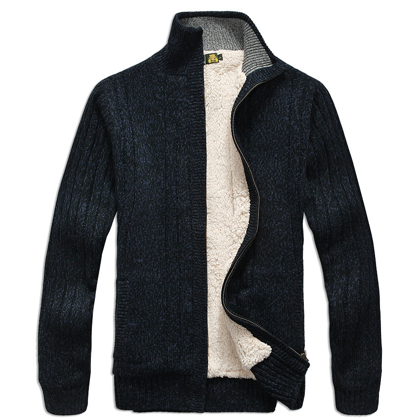 Męski sweter zimowy Odzież męs – Wool Blend Coat recenzja i cena