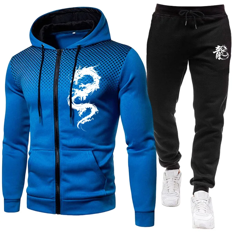 Męski Zestaw z Nadrukiem Smoka – Winter Clothing recenzja i cena