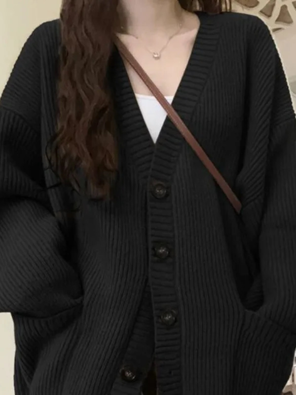 Luźny Kardigan Damski Długi Rę – Wool Blend Coat recenzja i cena