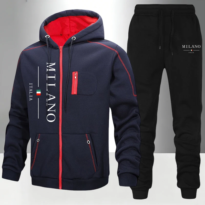 Włoski Zestaw Męski/Kurtka/Spo – Winter Clothing Clearance Sale recenzja i cena