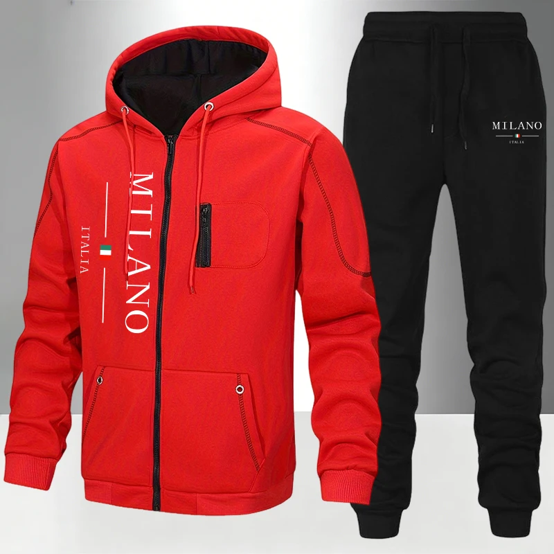 Włoski Zestaw Męski/Kurtka/Spo – Winter Clothing Clearance Sale recenzja i cena