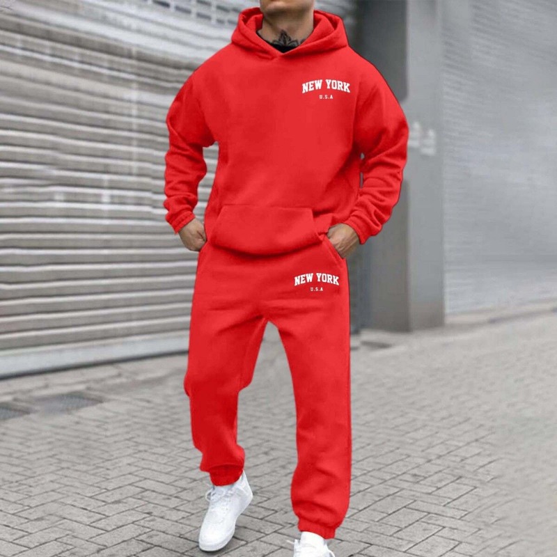 Męski popularny zestaw z nadru – Winter Clothing recenzja i cena