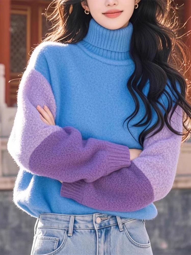 Stylowe swetry z kontrastowymi – Winter Clothing Colors recenzja i cena