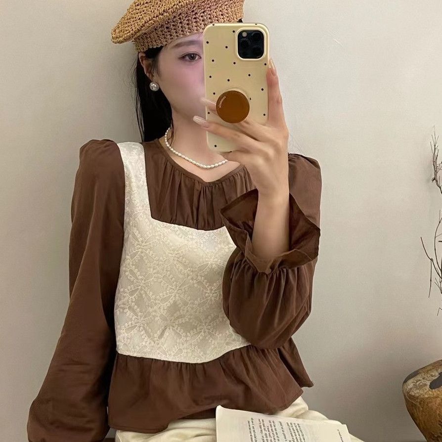 Ins Fake Two Korean Style Shir – Winter Clothing In French recenzja i cena