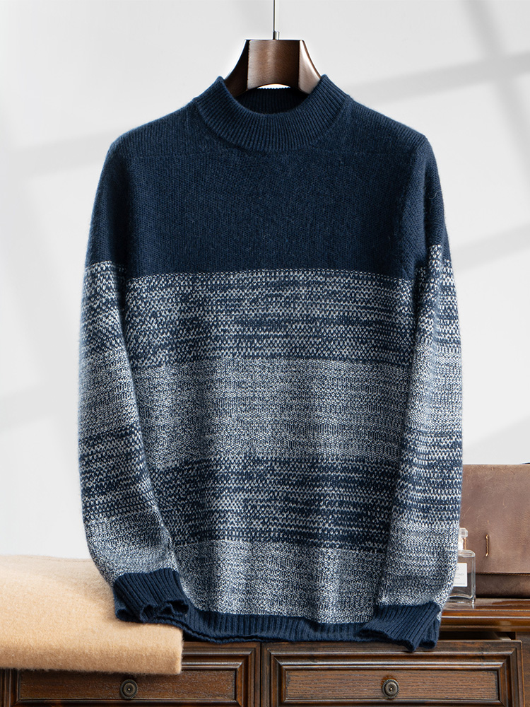Męski sweter z kaszmiru 100%,  – Winter Clothing Colors recenzja i cena