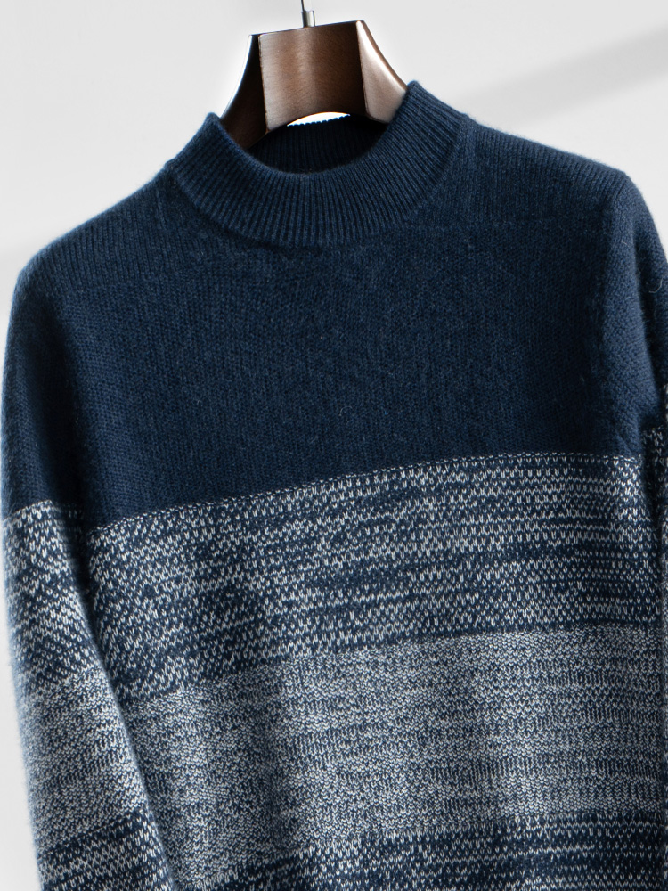 Męski sweter z kaszmiru 100%,  – Winter Clothing Colors recenzja i cena